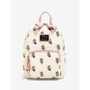 Loungefly Disney Minnie Mouse Cloth Backpack and Wallet